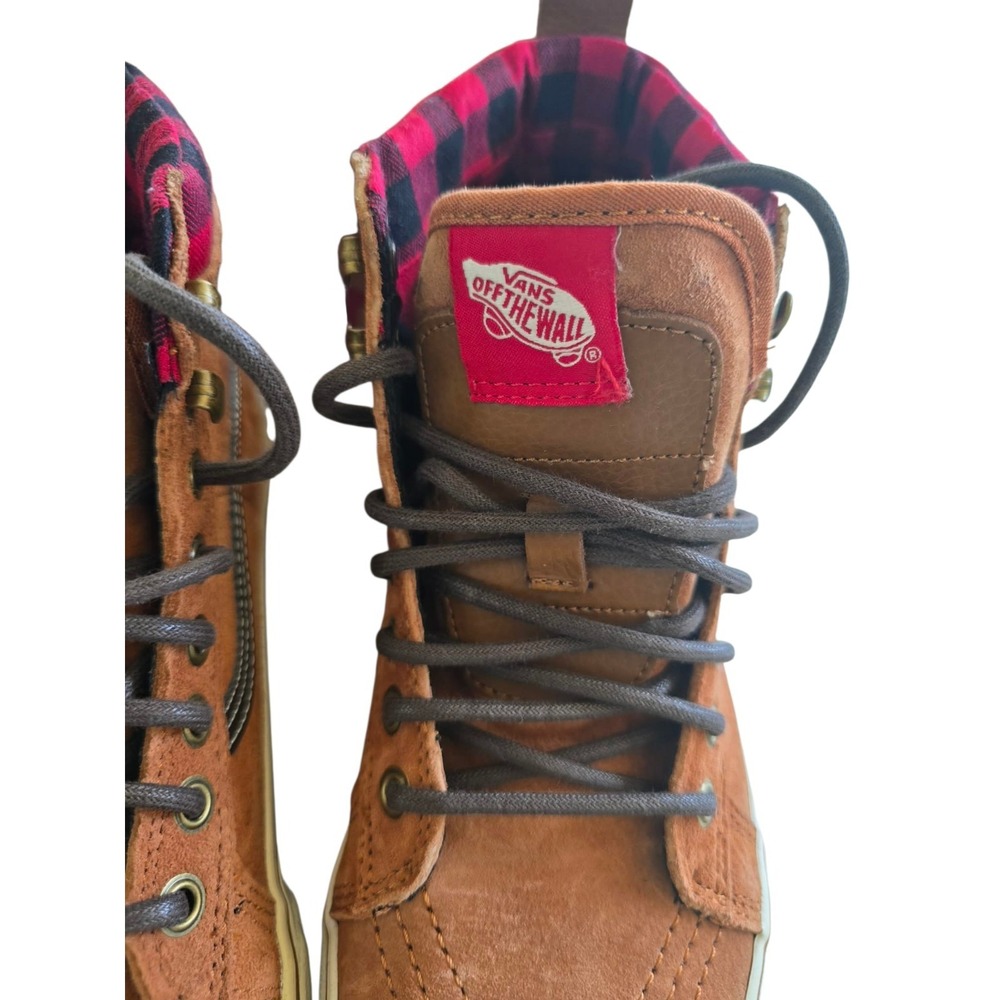 Vans Mte High Shoes Mens Size 8 Womens 9.5 Glazed Ginger Boots Brown - Picture 4 of 8